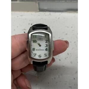 Invicta Baby Lupah 5168 Rectangle Analog White Dial Quartz Wristwatch FOR PART!